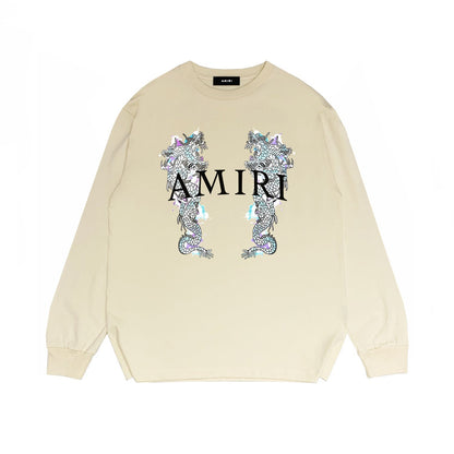 Amiri Long Sleeve Shirt Long Sleeve Long-Sleeved T-Shirt Blouse