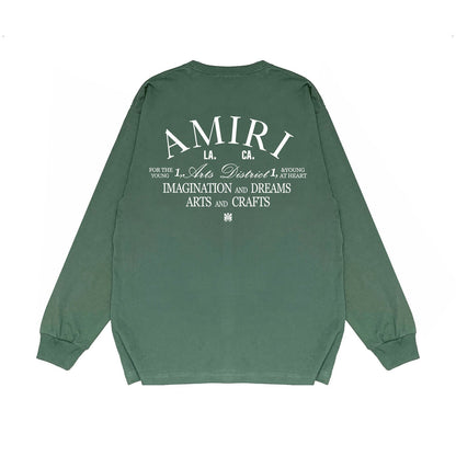 Amiri Long Sleeve Shirt Long Sleeve Long-Sleeved T-shirt Blouse