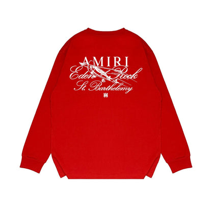 Amiri Long Sleeve Shirt Long Sleeve Long-Sleeved T-Shirt Blouse
