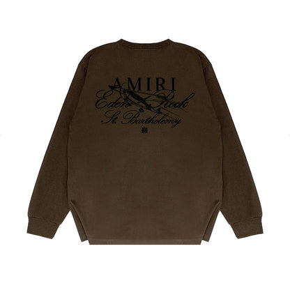 Amiri Long Sleeve Shirt Long Sleeve Long-Sleeved T-Shirt Blouse