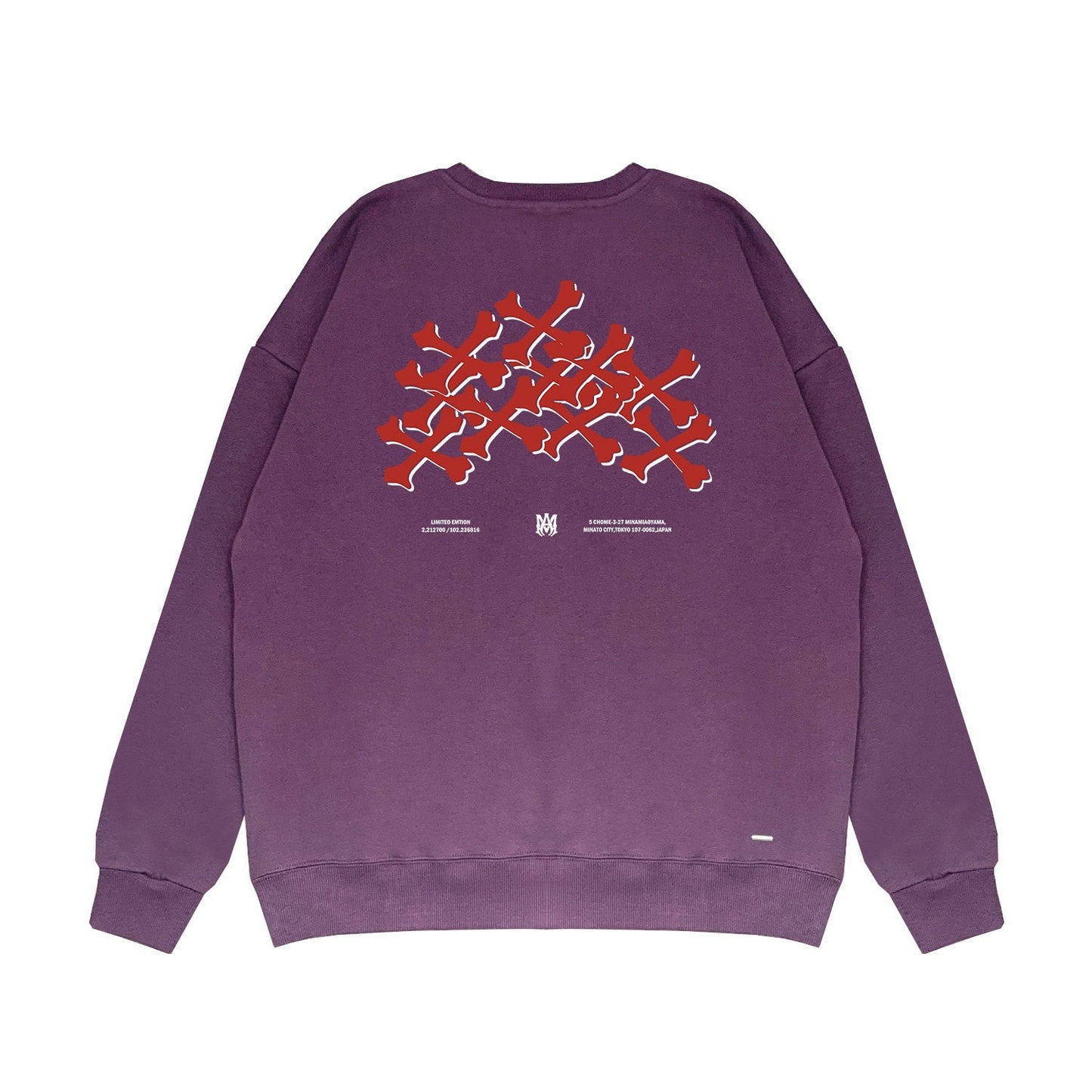 Amiri Long Sleeved Shirt Fashion Brand Crew Sweatshirts round Neck Sweater