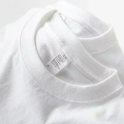 2024Cotton New Men's T-shirt Casual Short Sleeve Sports Fitn