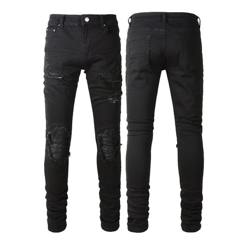 Amiri Jeans Hole & Patch Slim Stretch #8520