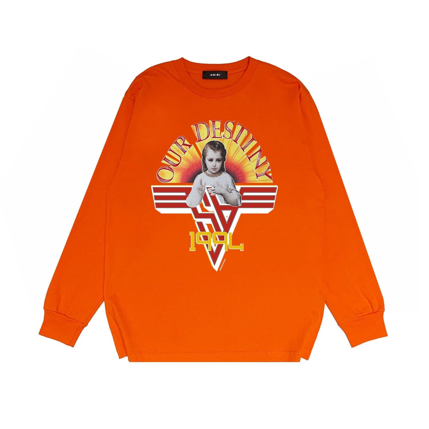 Amiri Long Sleeve Shirt Long Sleeve Long-Sleeved T-Shirt Blouse