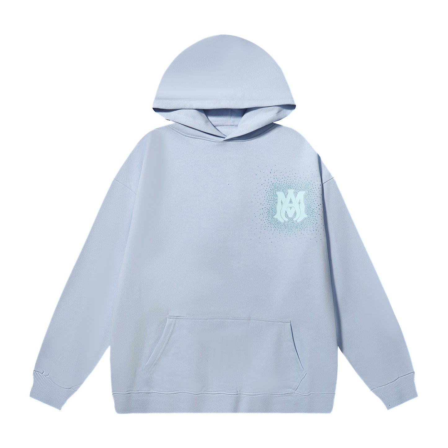 Amiri Hoodie OW Hot Diamond Letter Pattern Pullover Hooded Sweater Men and Women