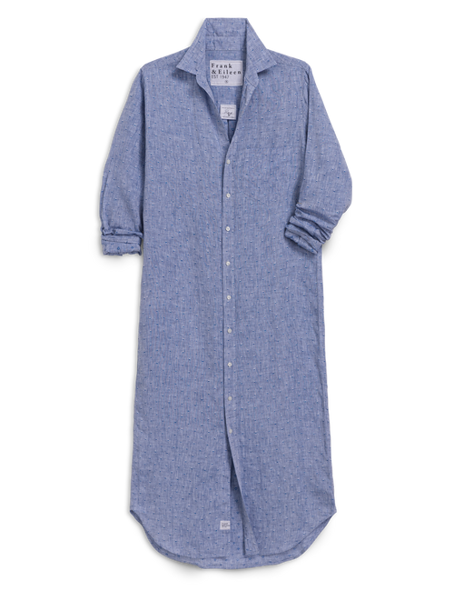 RORY Blue Hearts, Italian Classic Linen