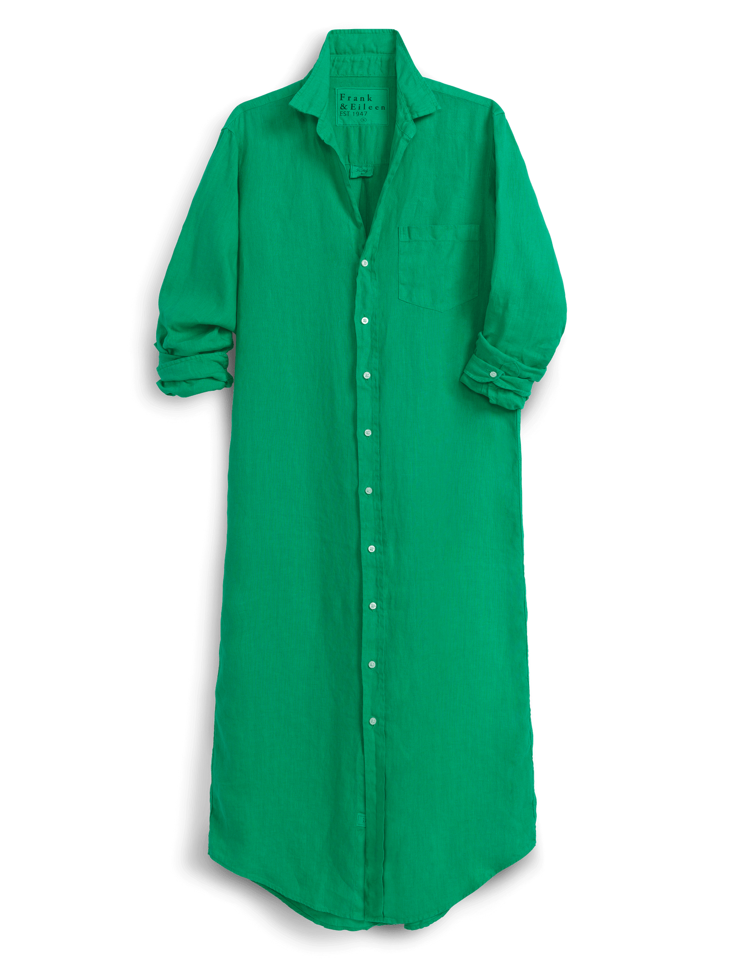 RORY Kelly Green, Washed Linen
