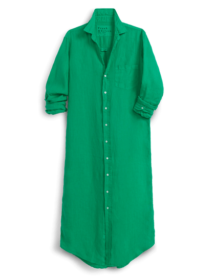 RORY Kelly Green, Washed Linen