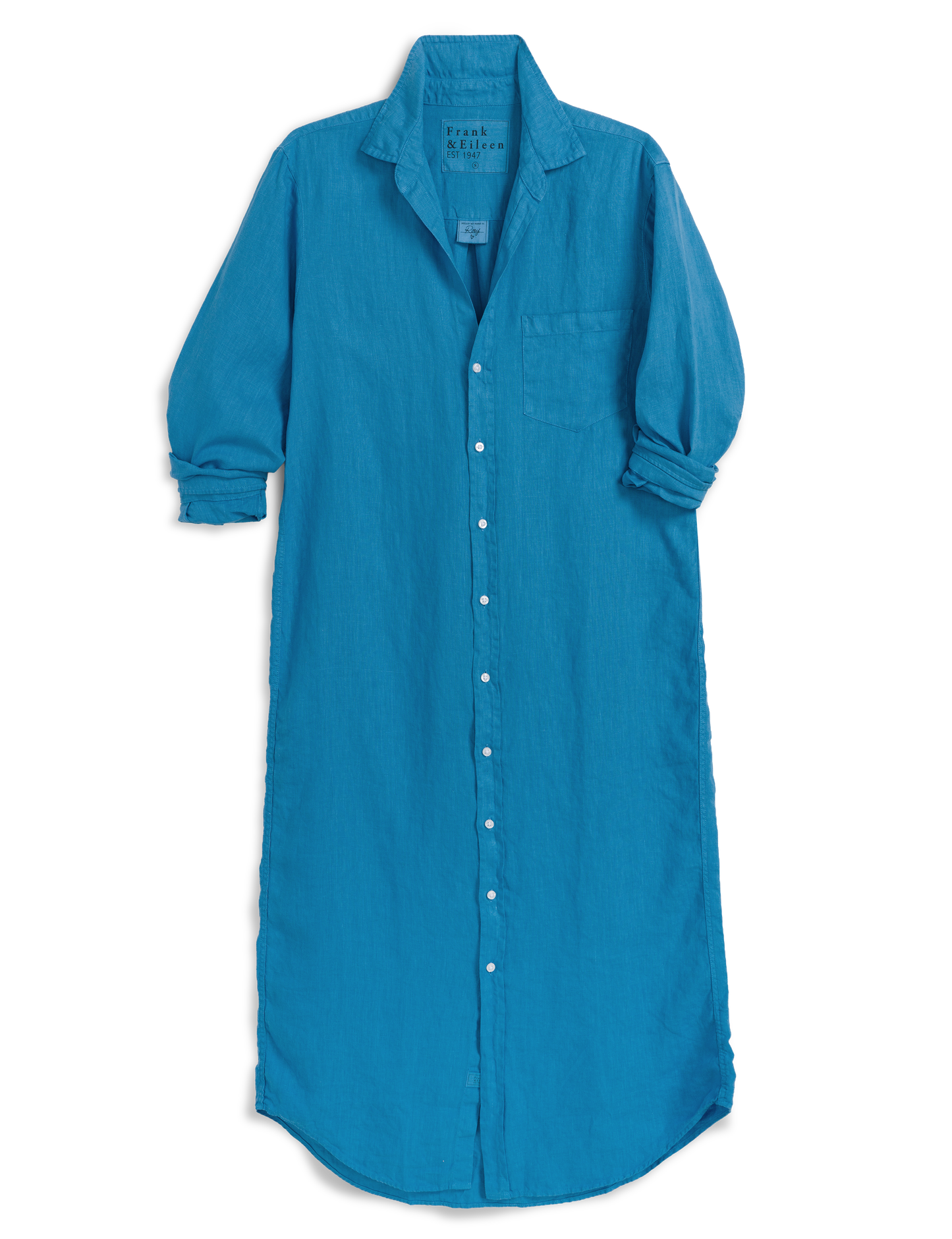 RORY Turquoise, Washed Linen