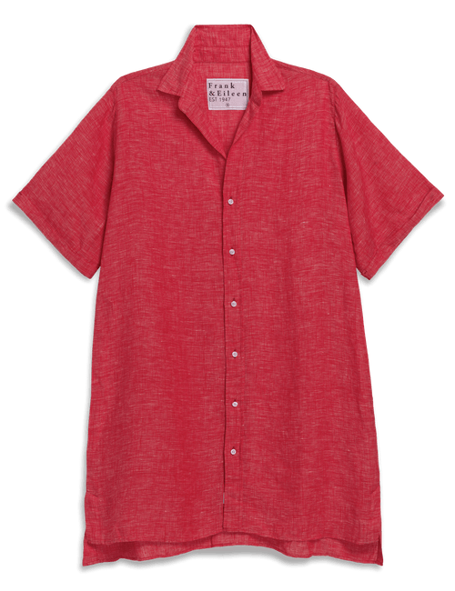 ROSEMARY Red, Italian Classic Linen
