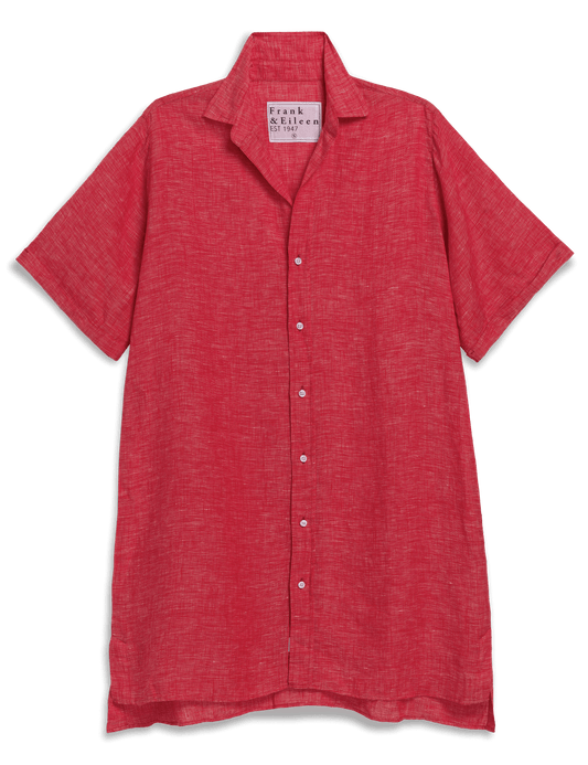 ROSEMARY Red, Italian Classic Linen