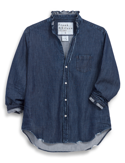 EILEEN RUFFLE Vintage Dark Indigo Wash, Famous Denim