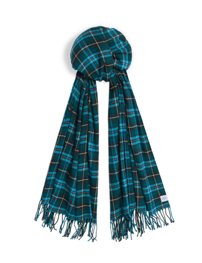 NOELLE Blue and Green with Yellow Plaid