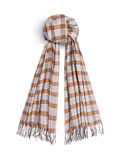 NOELLE Gray and Brown Plaid