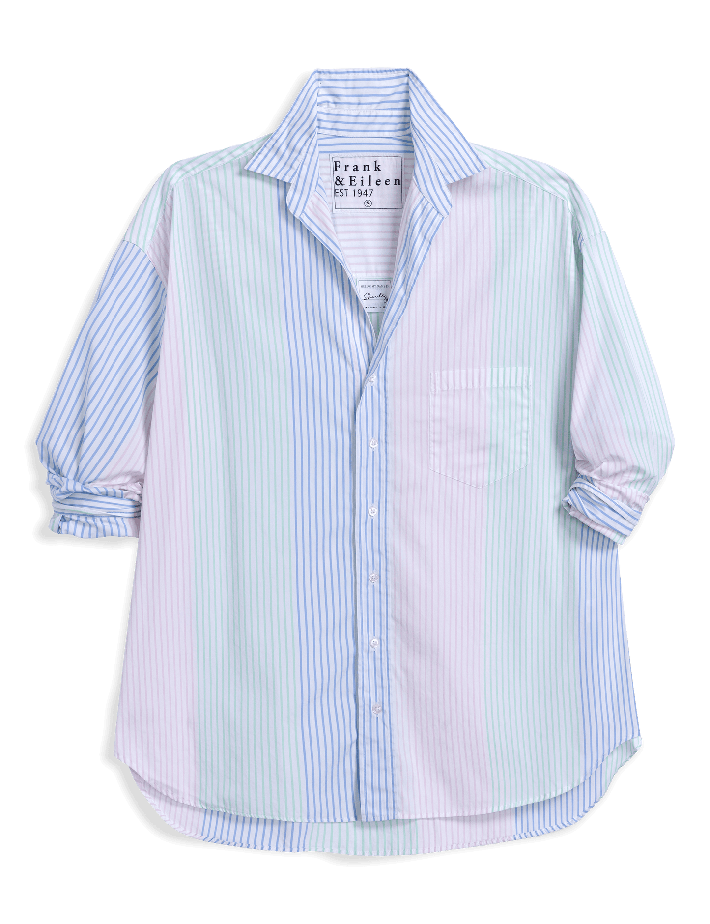 SHIRLEY Thin Multicolor Stripe, Italian Cotton