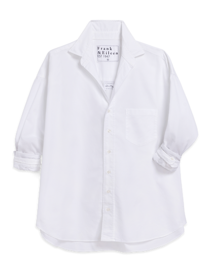 SHIRLEY White, Italian Brushed Oxford