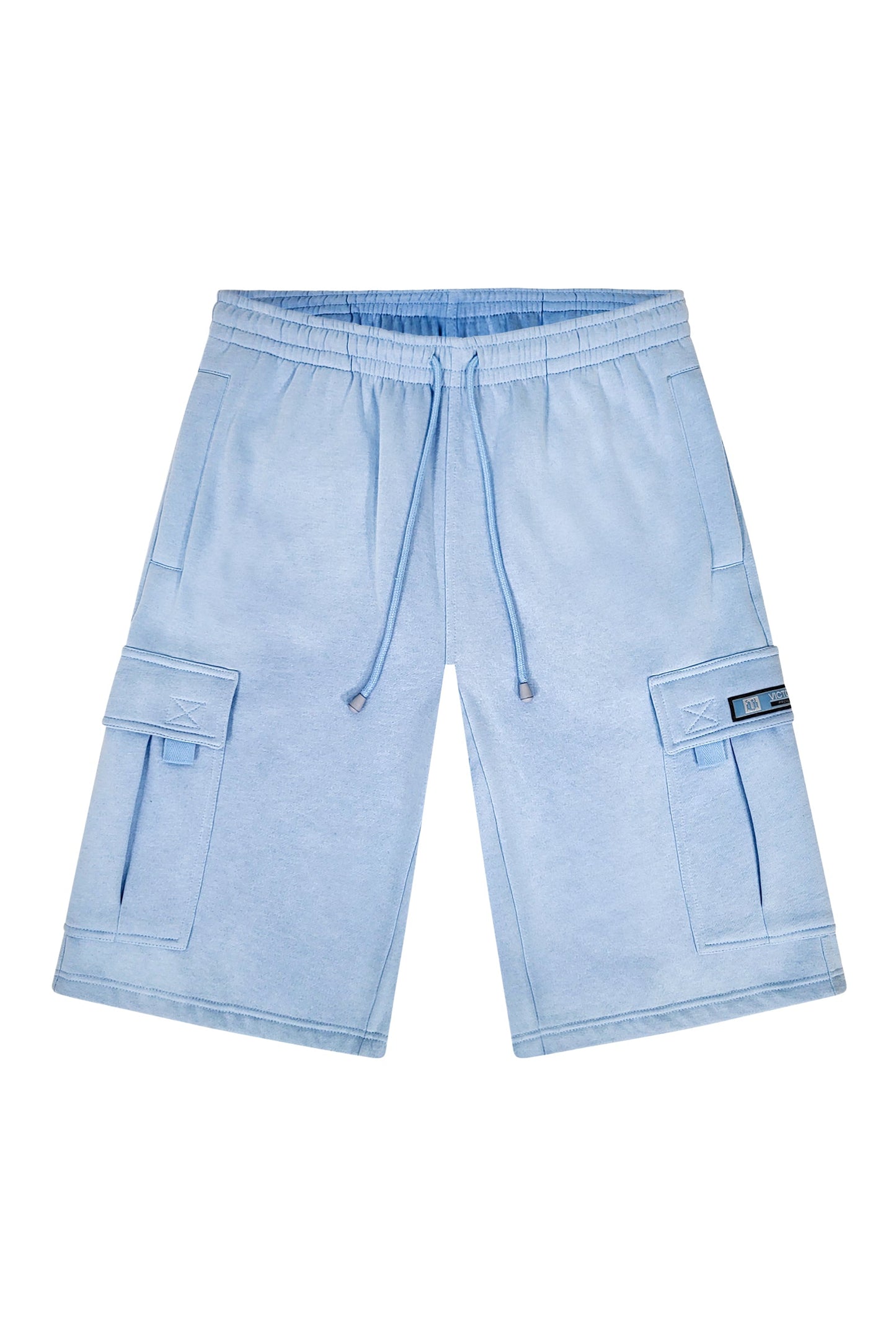 RESTRICT Baggy Fit Cargo Fleece Shorts