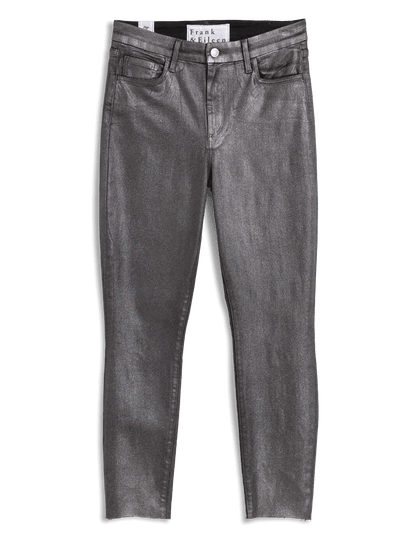 SLIGO Platinum Glitter Wax, Italian Waxed Denim