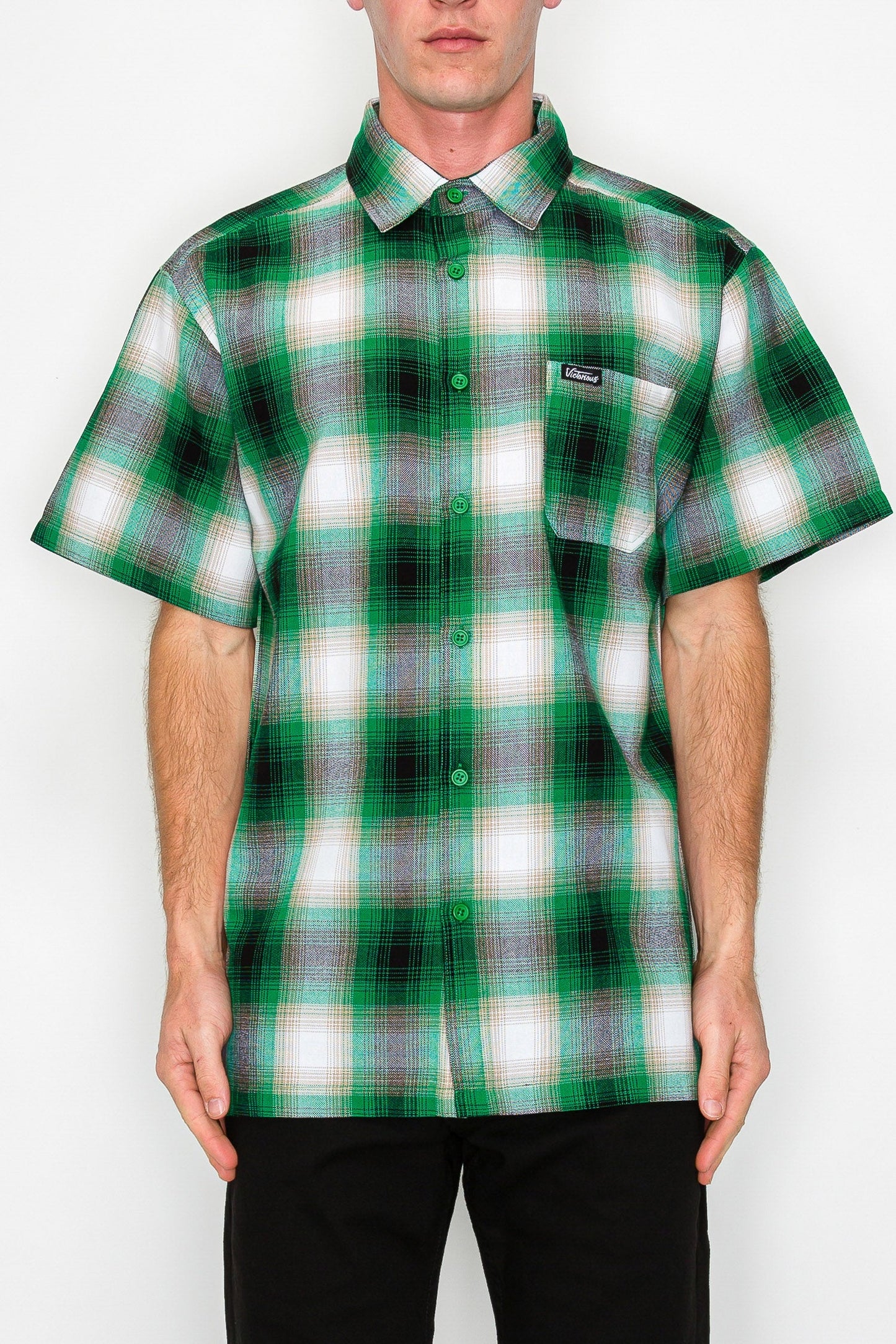 Plaid Short Sleeve Shirt