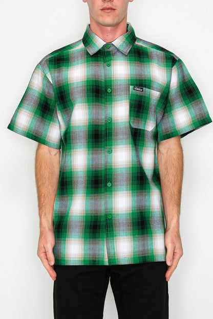Plaid Short Sleeve Shirt