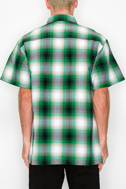 Plaid Short Sleeve Shirt