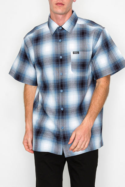 Plaid Short Sleeve Shirt