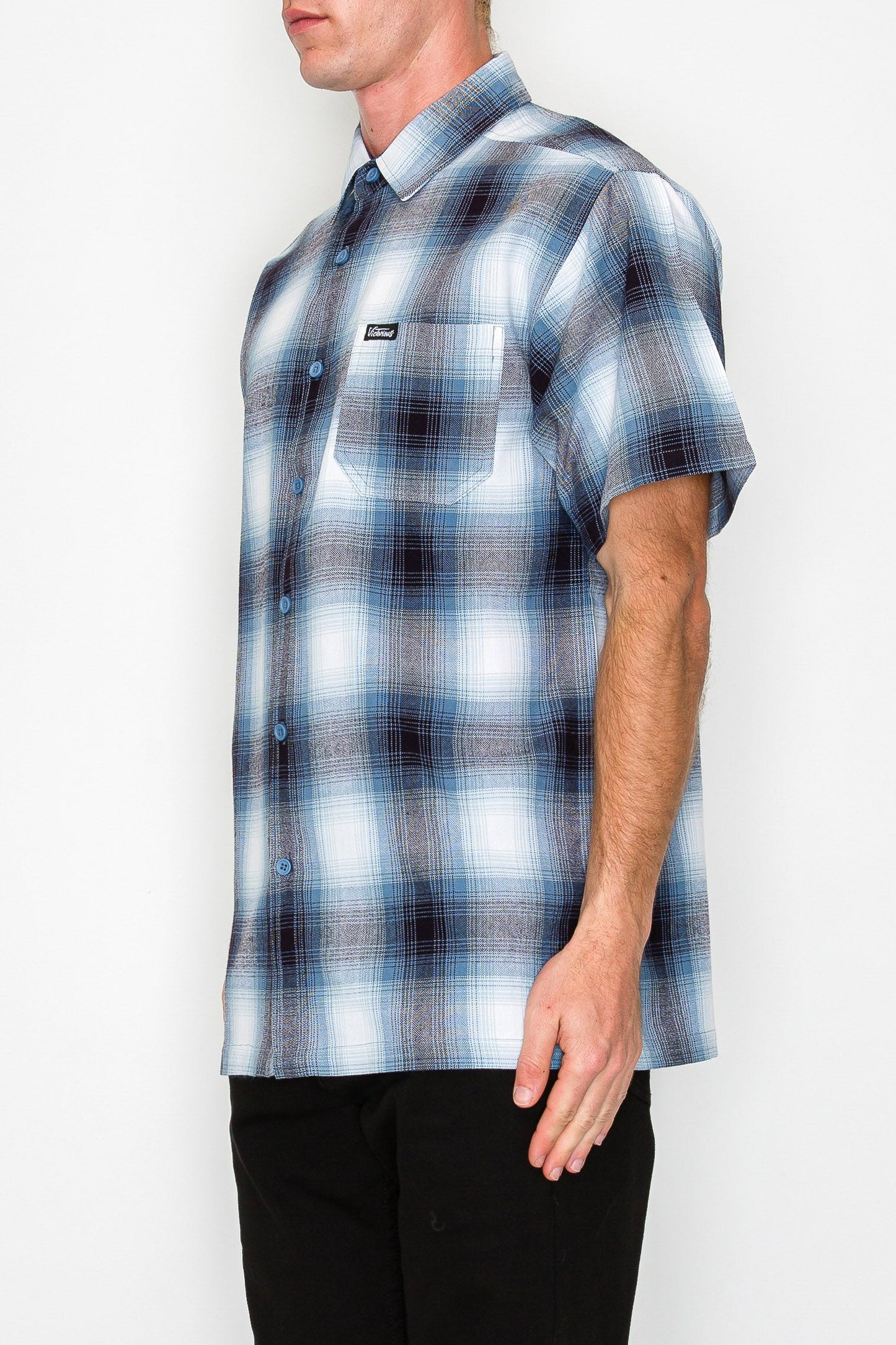 Plaid Short Sleeve Shirt