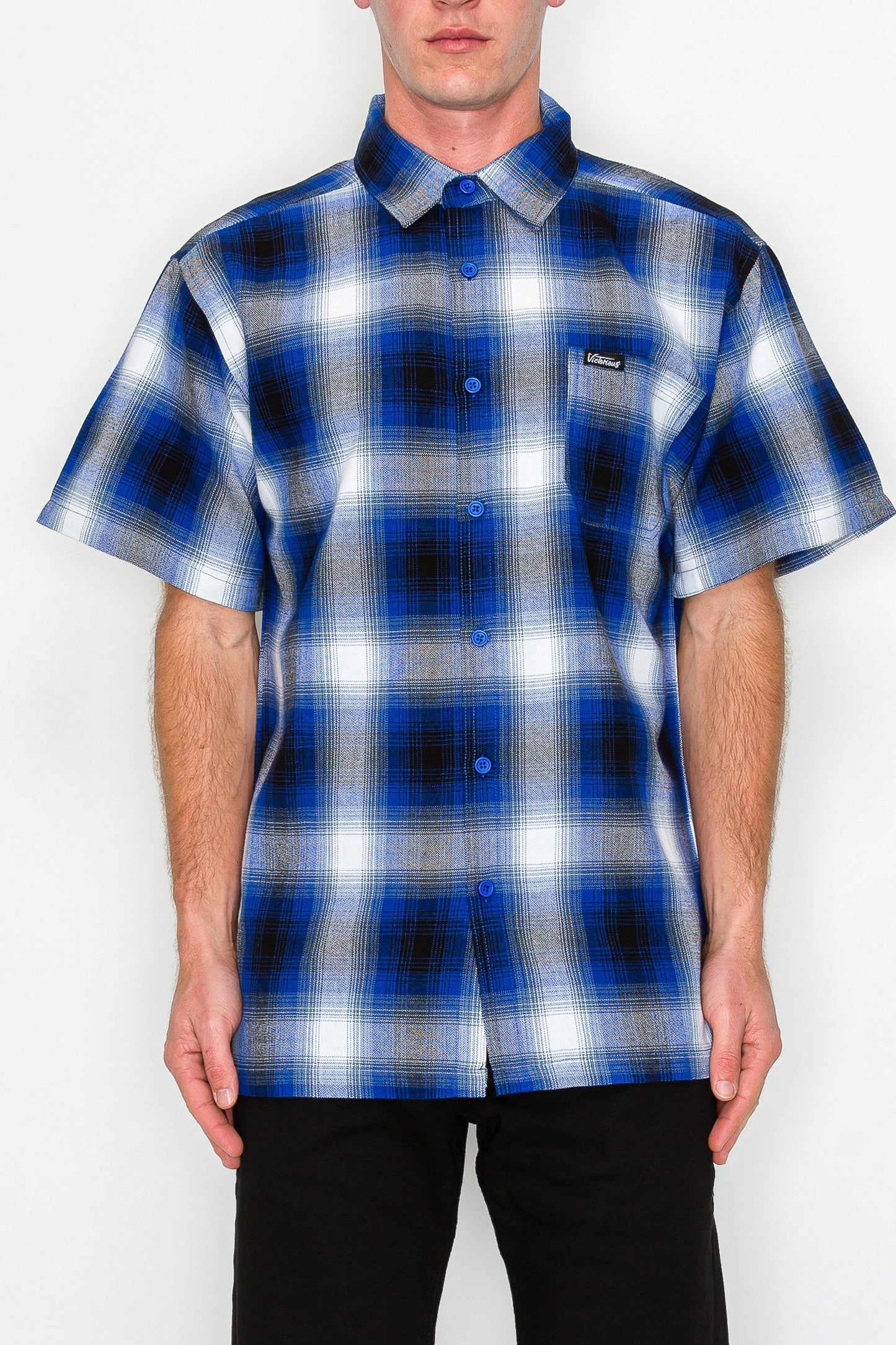Plaid Short Sleeve Shirt
