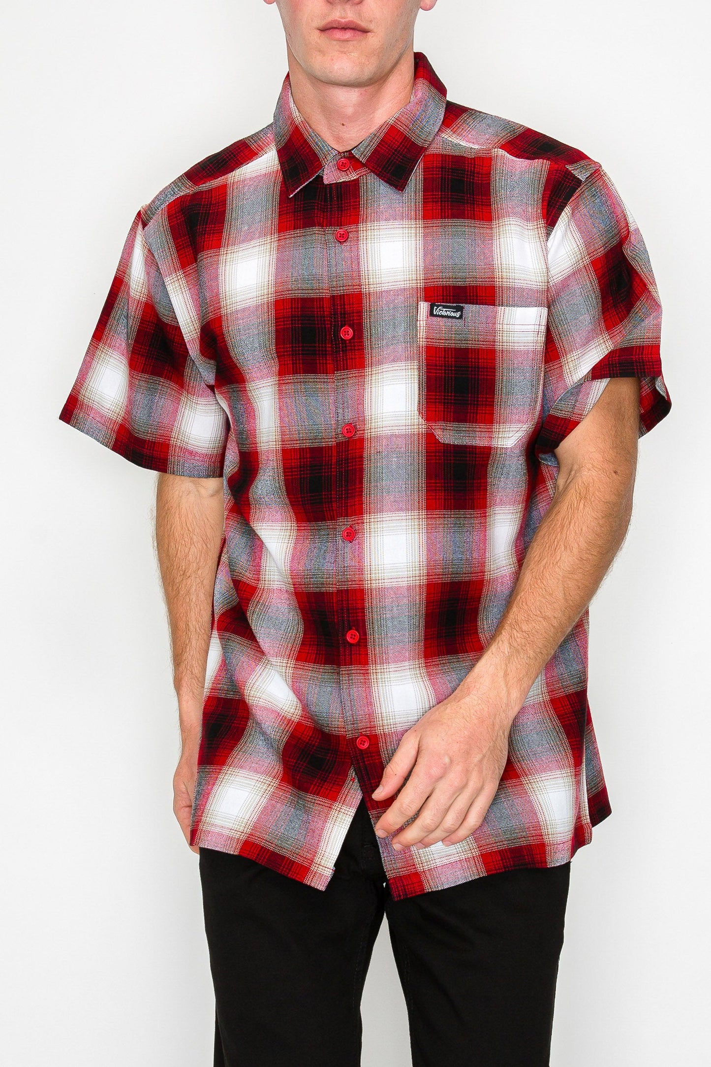 Plaid Short Sleeve Shirt