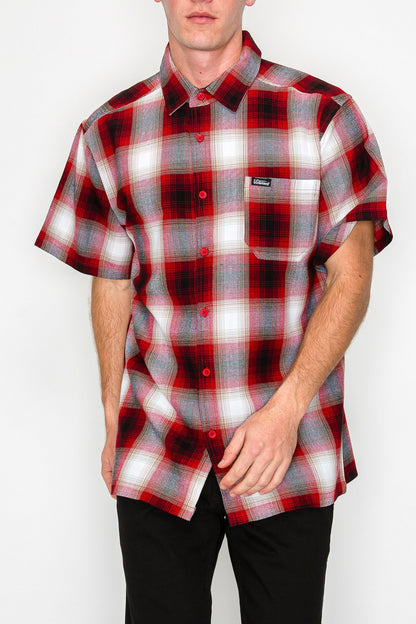 Plaid Short Sleeve Shirt
