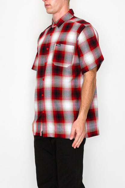 Plaid Short Sleeve Shirt