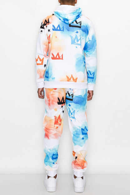 Paint Splatter King Fleece Sets