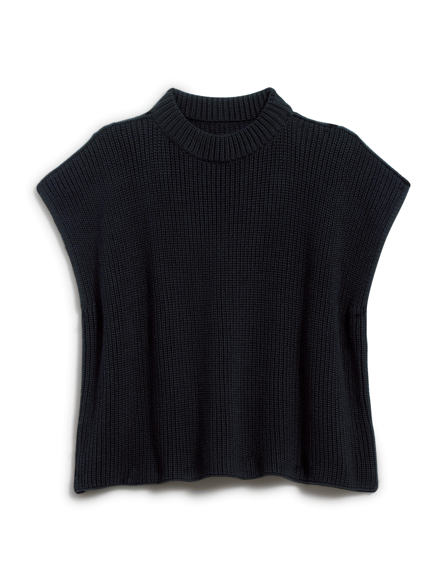 MONTECITO VEST Black, Pure Italian Cotton
