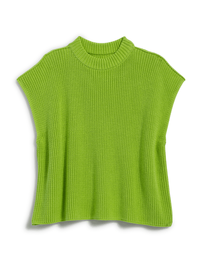 MONTECITO VEST Chartreuse, Pure Italian Cotton
