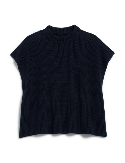 MONTECITO VEST Marine, Pure Italian Cotton