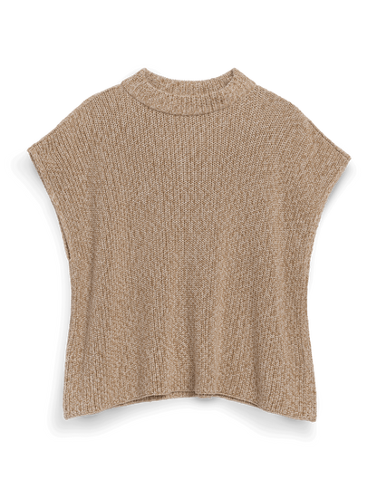 MONTECITO VEST Dune Marl, Pure Italian Cotton