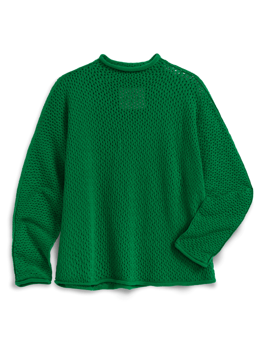 MONTEREY POINTELLE Kelly Green, Pure Italian Cotton