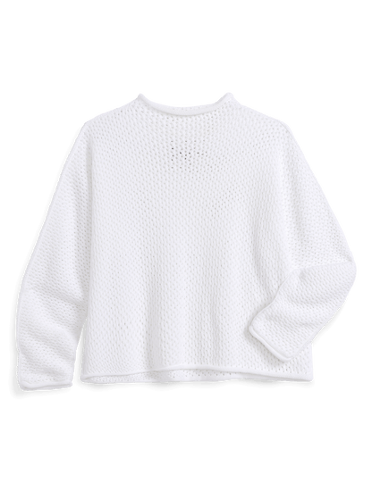 MONTEREY POINTELLE White, Pure Italian Cotton