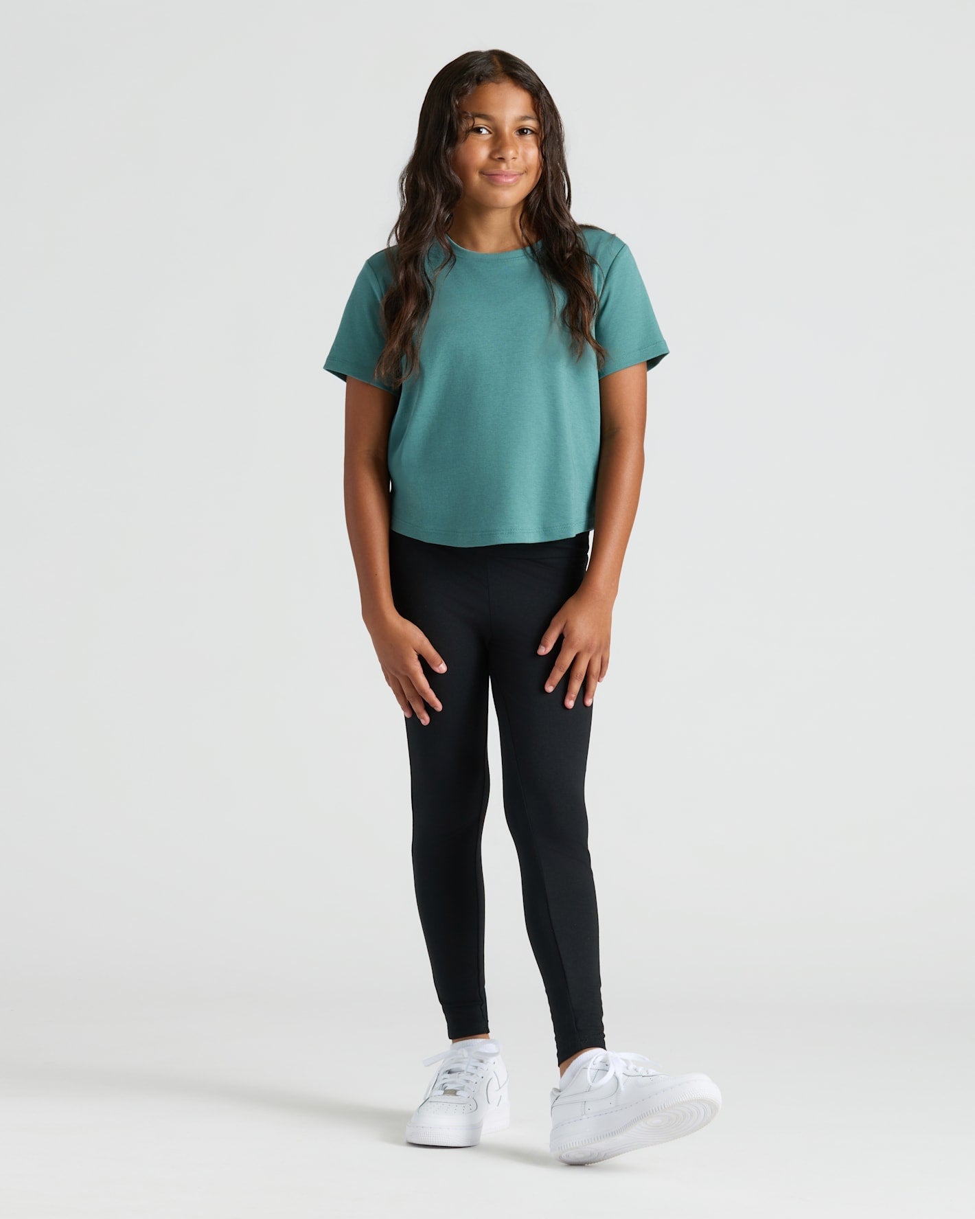 Girls All Black Foldover Legging 2-Pack