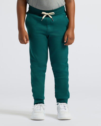 Boys Deep Emerald Full Zip Fleece Hoodie & Jogger 2-Pack