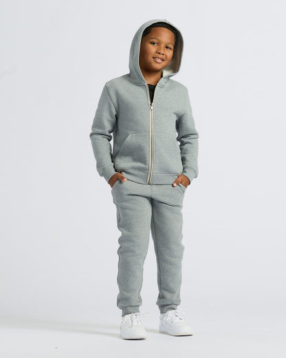Boys' Medium Heather Gray Fleece Jogger