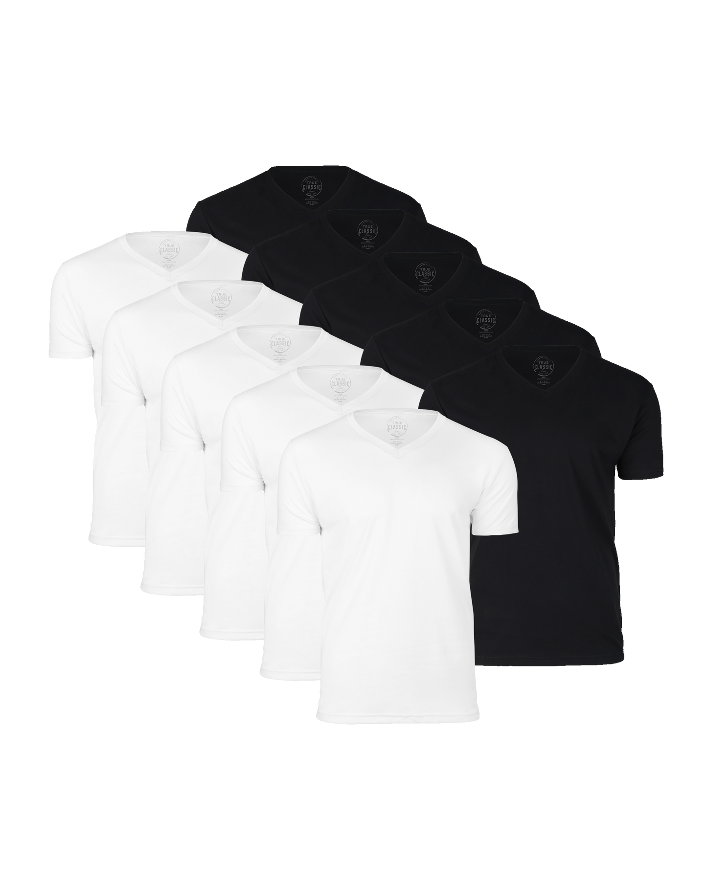 Black & White V-Neck 10-Pack