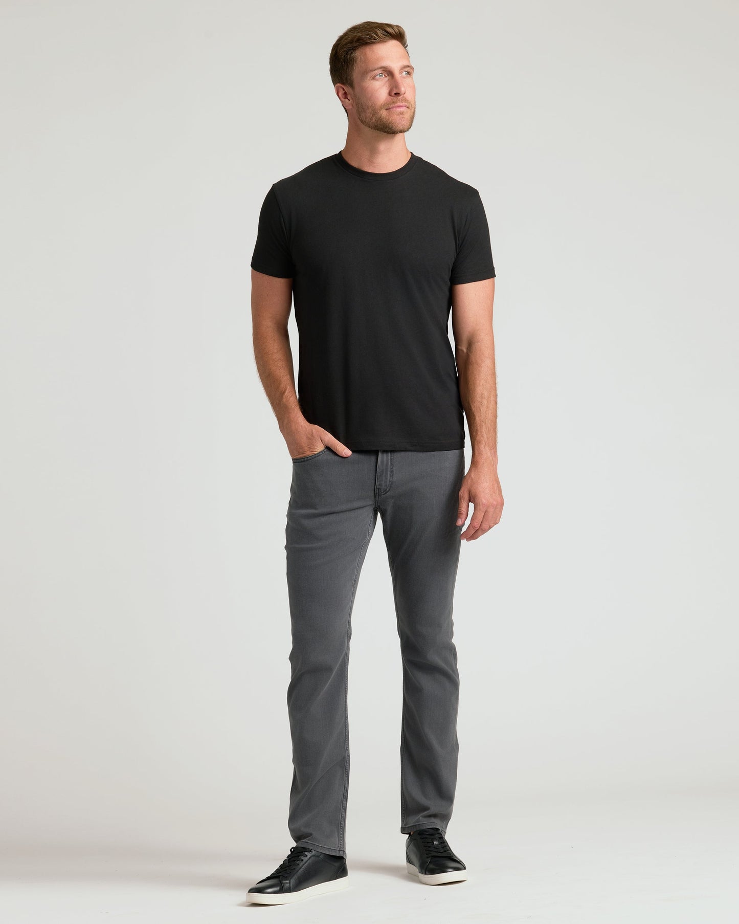 Black & White Classic Crew Neck 6-Pack