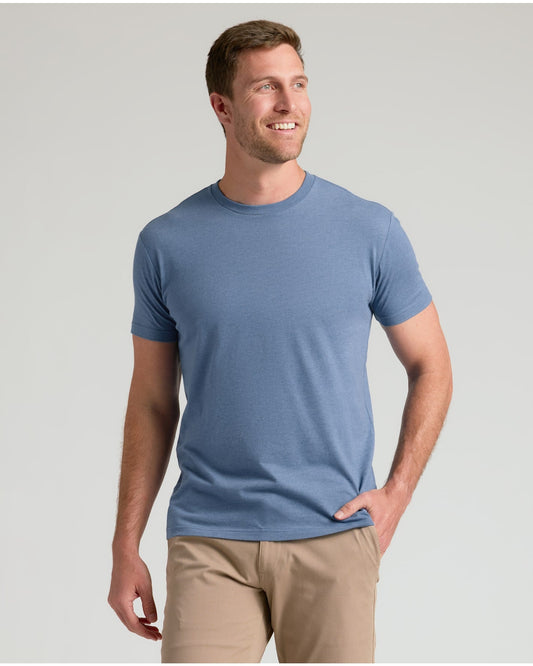 Dark Heather Vintage Navy Classic Crew Neck