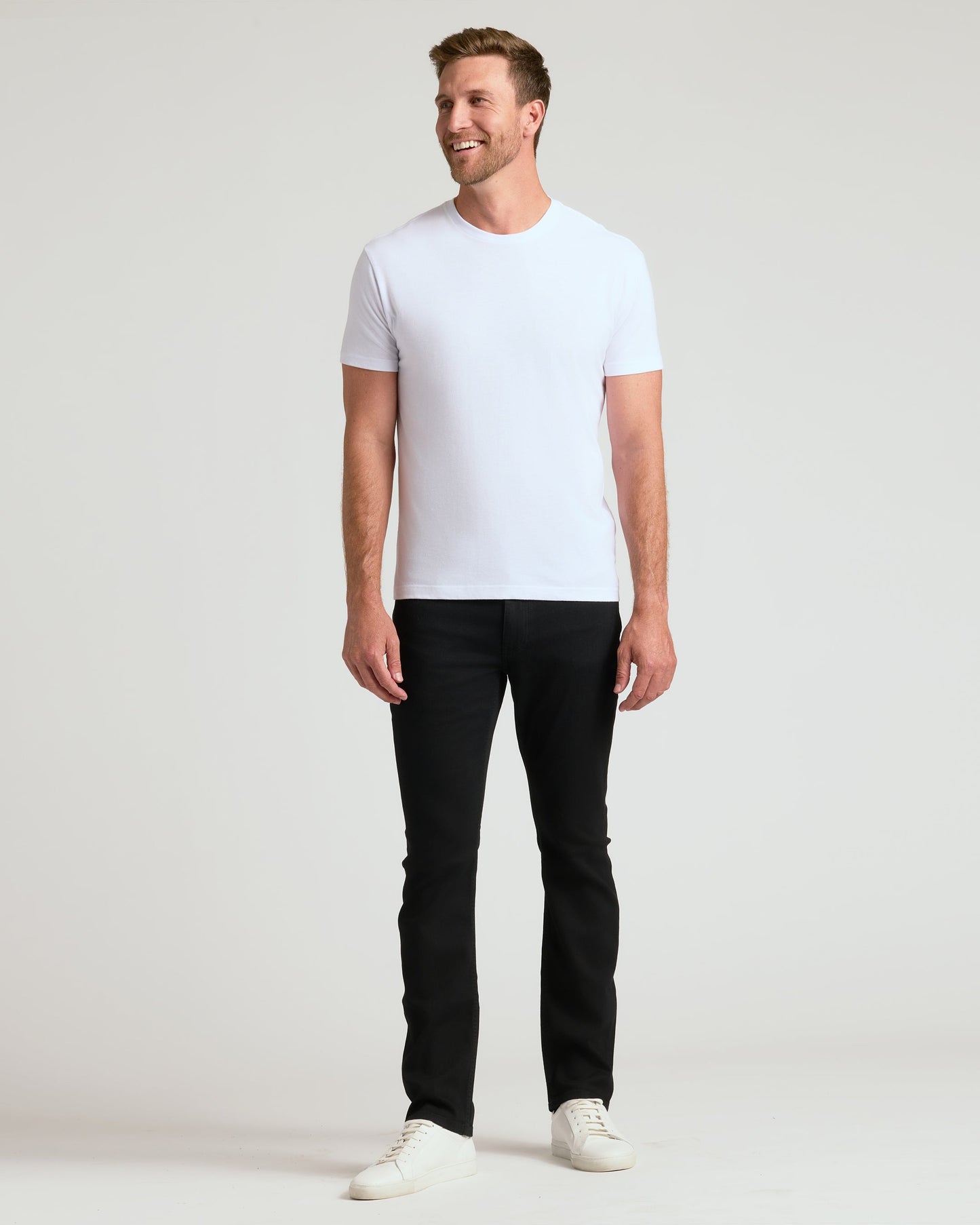 Black & White Classic Crew Neck 6-Pack