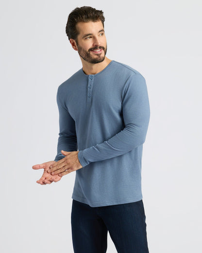 Blues Long Sleeve Henley 3-Pack
