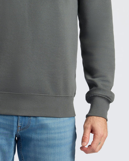 Carbon Fleece French Terry Pullover Crew Neck