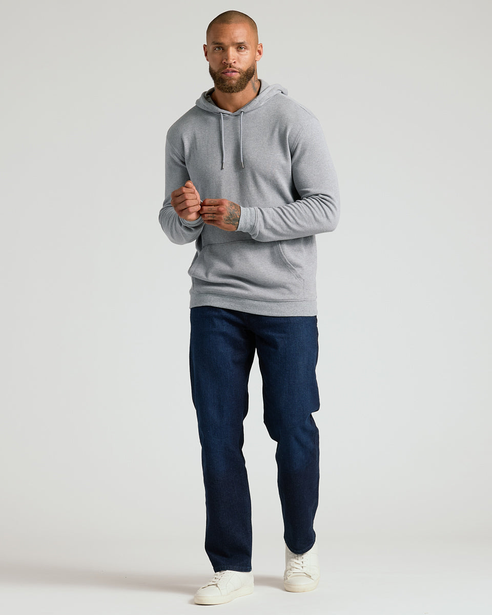 Heather Gray & Navy Waffle Hoodie 2-Pack