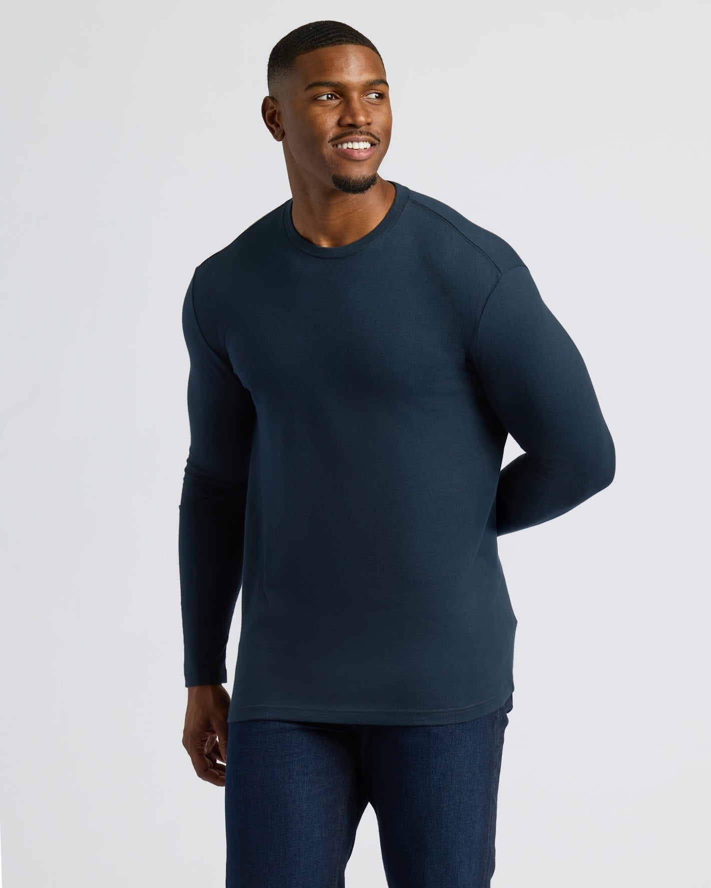 All Navy Tall Classic Long Sleeve Crew 6-Pack