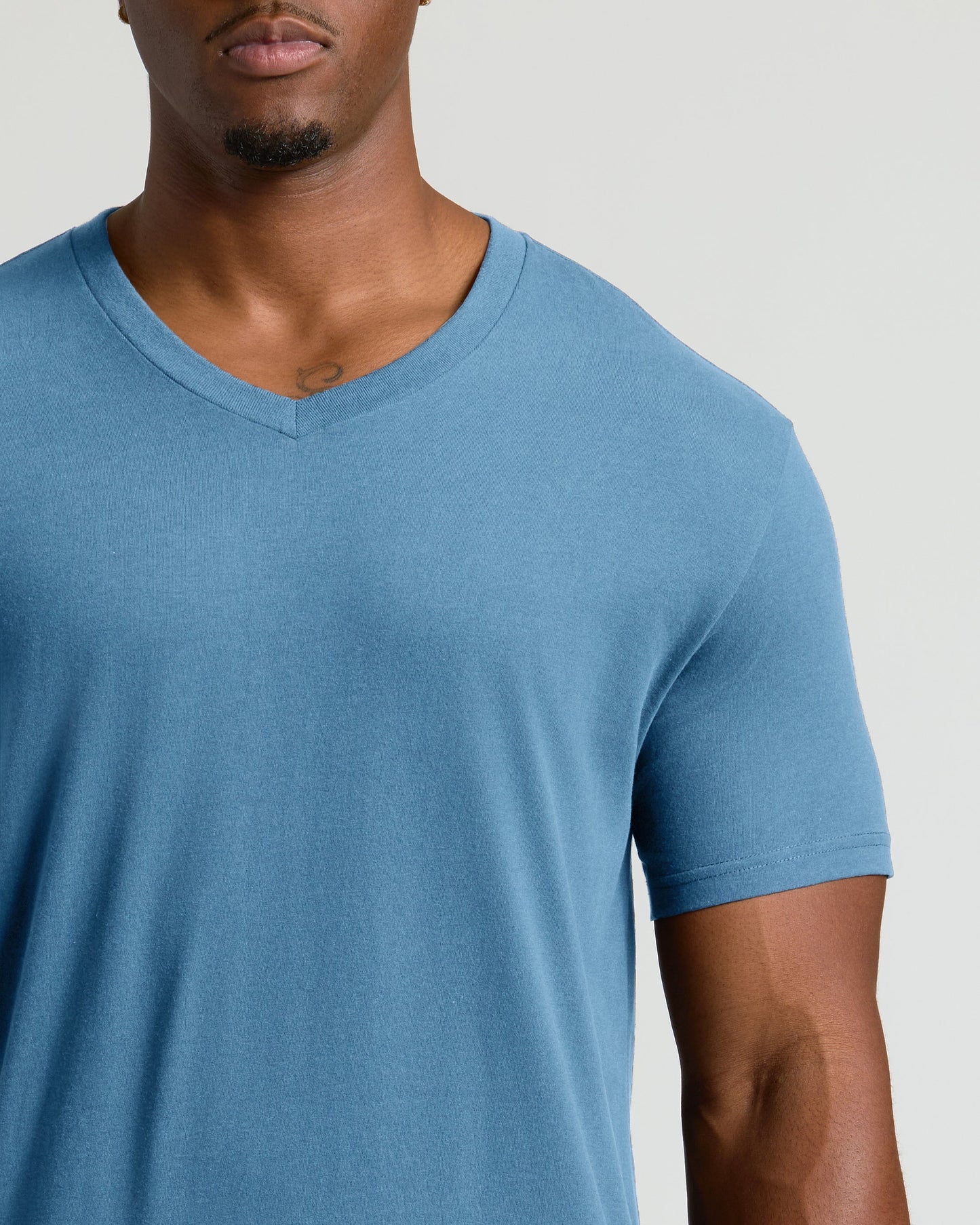 Indigo Tall Short Sleeve Classic V-Neck